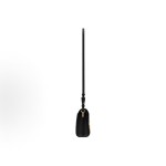 SAINT LAURENT YSL Cassandra distressed gold Logo grain embossed hand-held crossbody single-shoulder bag mini women\'s black